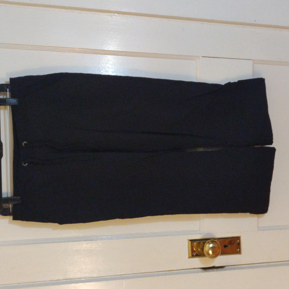 Prana Crop Straight Leg Yoga Pants Tie Stretch, XS